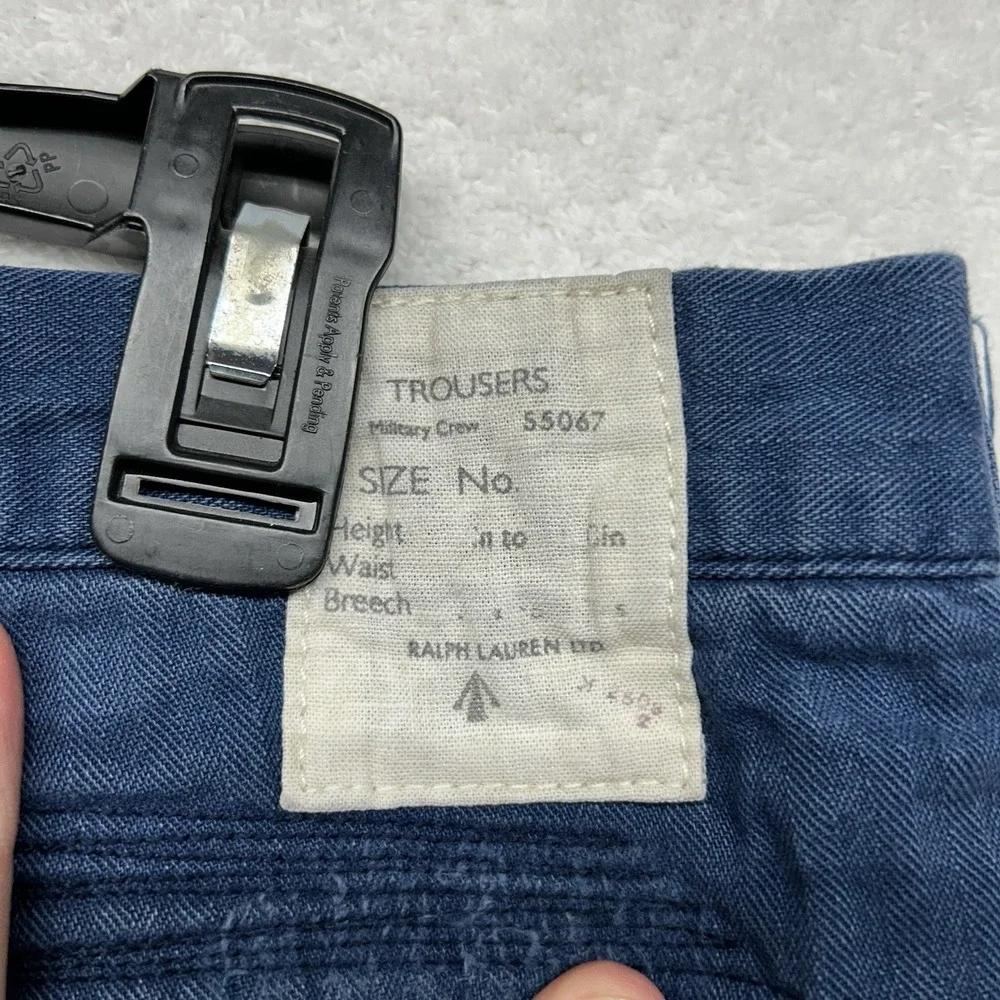 Polo Ralph Lauren Mens Size 34X32 Military Crew Trouser Pants (S2)